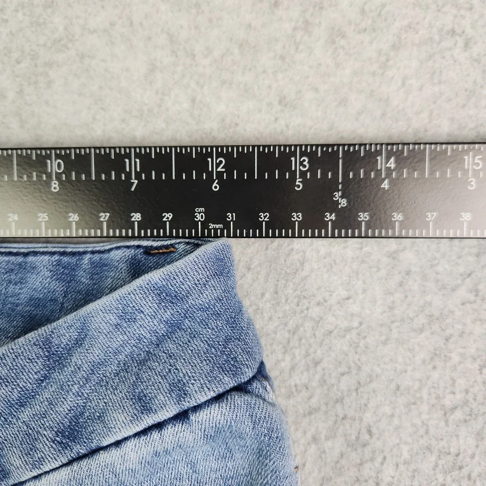 rue21 Ankle‎ Jegging Jeans Womens 6 Blue Denim Curvy Fit Distressed Streetwear